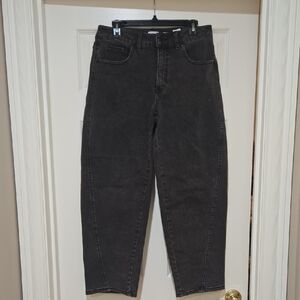 Time and Tru Men's Dark Gray Relaxed Jeans